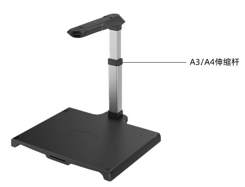 高拍儀怎么拍A3的紙？